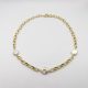 Collar bañado en oro 18k y perlas naturales