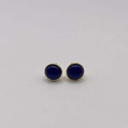 Pendiente lapislázuli natural
